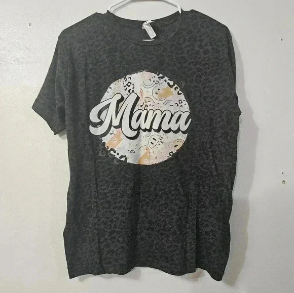 Mama short sleeve cheetah print short sleeve tee! - Picture 1 of 5